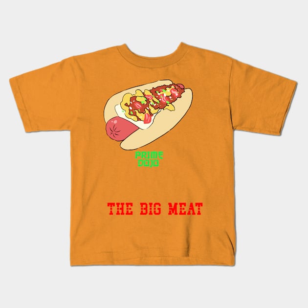 PRIMEDOJO's "The Big Meat" Kids T-Shirt by primedojomerch